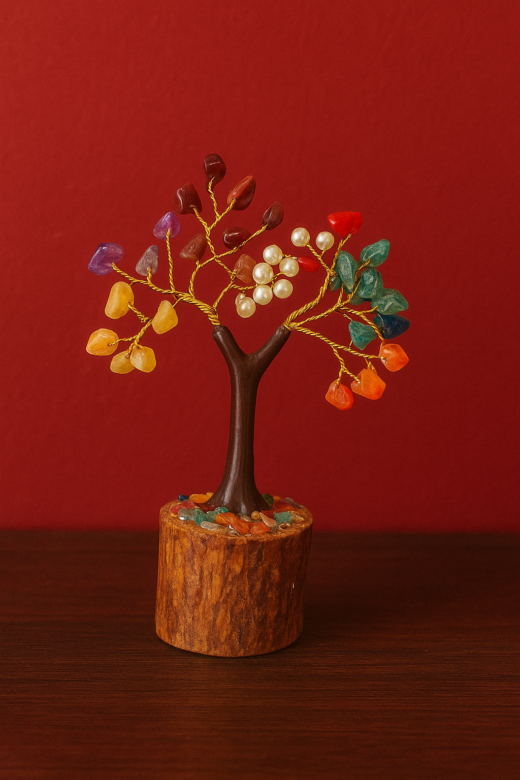 Seven Chakra Crystal Tree