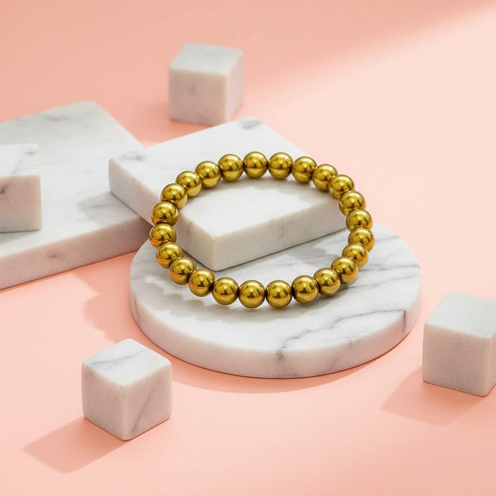 Golden Hematite Bracelet