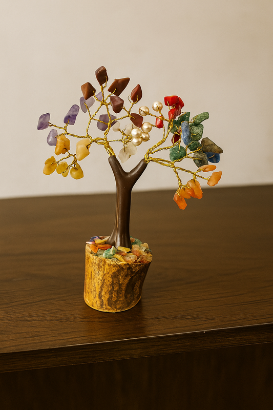 Seven Chakra Crystal Tree