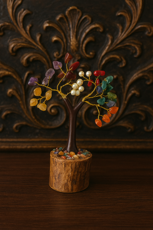 Seven Chakra Crystal Tree