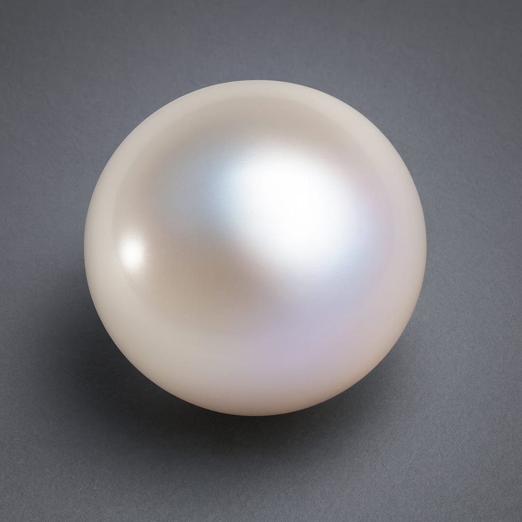 Natural White Moti Stone (Pearl) – Energized for Astrology Use
